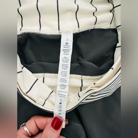 Lululemon Womens Size 2 Leggings Gray Workout Gym Pants Athletic - Picture 5 of 5